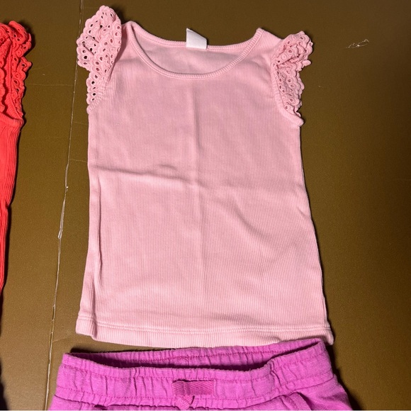 NWOT Baby GAP Jumping Beans 3T Toddler Girl Ribbed Tank Top Shorts Outfit Bundle - Picture 12 of 14